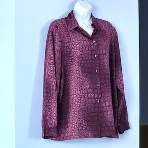 Alia Vintage Button Down Blouse